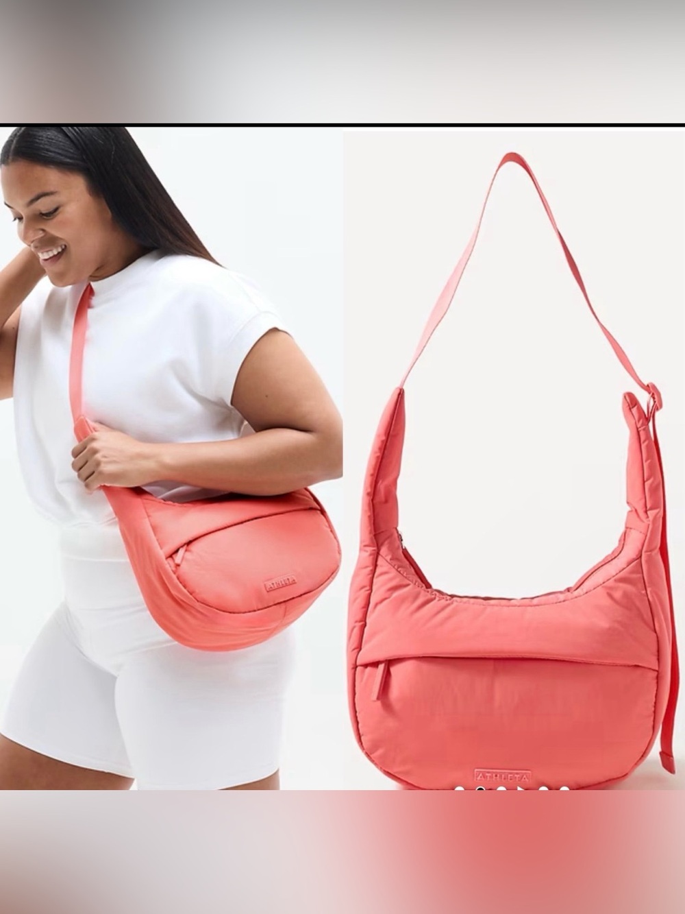 Athleta all about small crossbody hobo bag